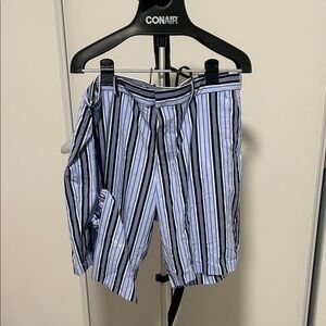 Conair Blue Striped Men's Athletic Shorts